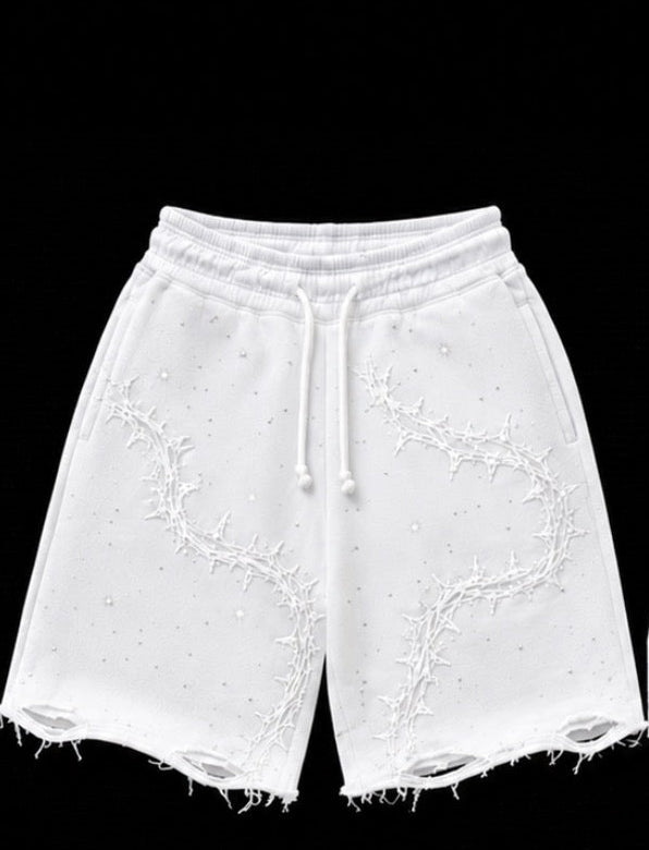WHITE THORN SHORTS