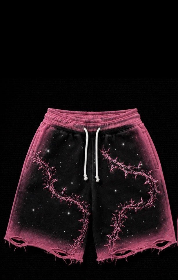 PINK THORN SHORTS