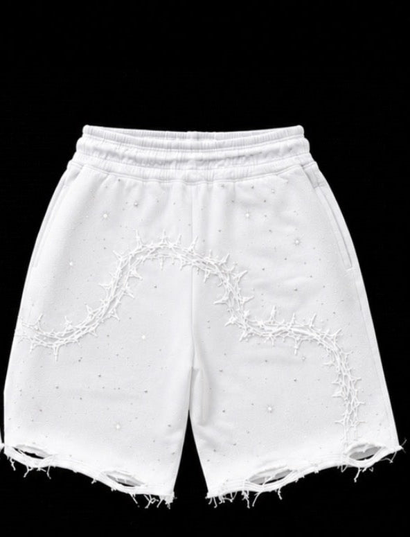 WHITE THORN SHORTS