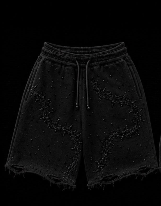 BLACK THORN SHORTS
