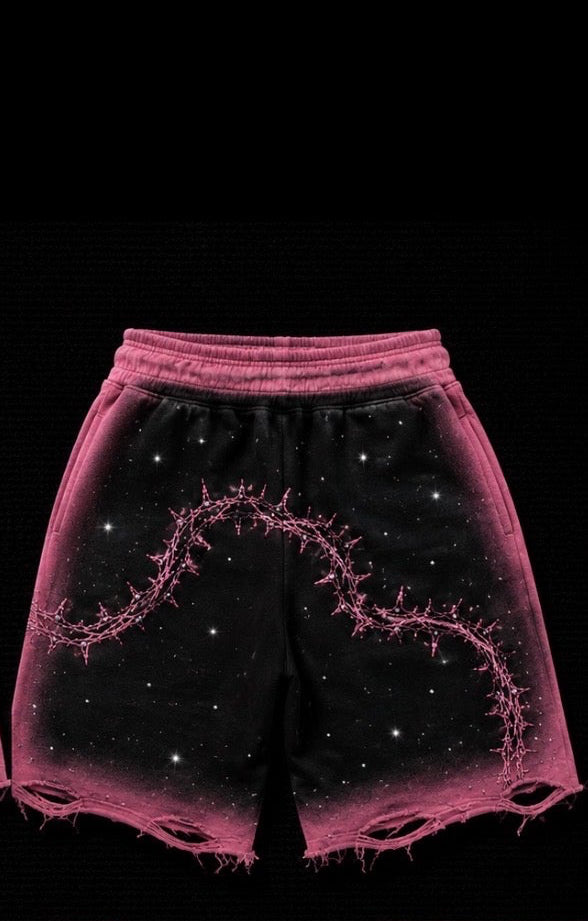 PINK THORN SHORTS
