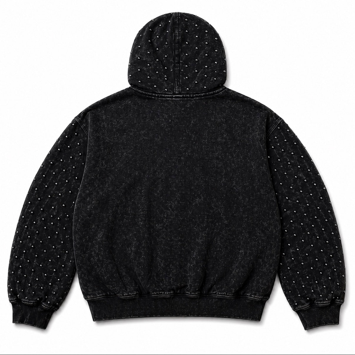 TSEBIY Rhinestone Zip-Up